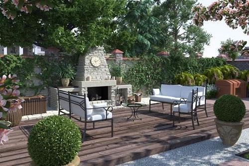 barbecue avec coin salon