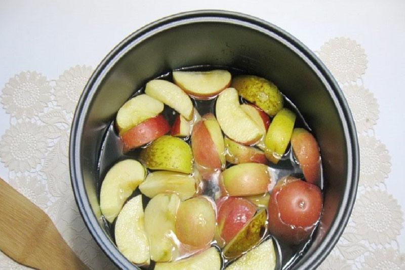 cocinar compota de manzana