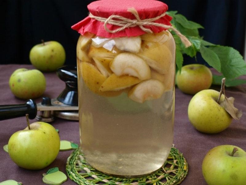 cómo cocinar compota de manzana sin esterilizar