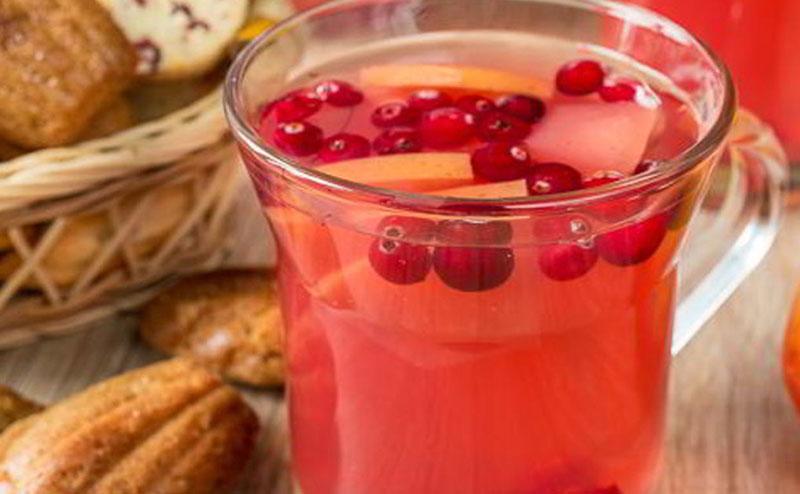 cómo cocinar compota de manzana con arándanos