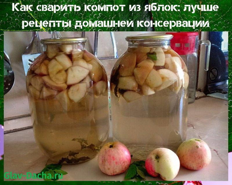 cómo cocinar compota de manzana
