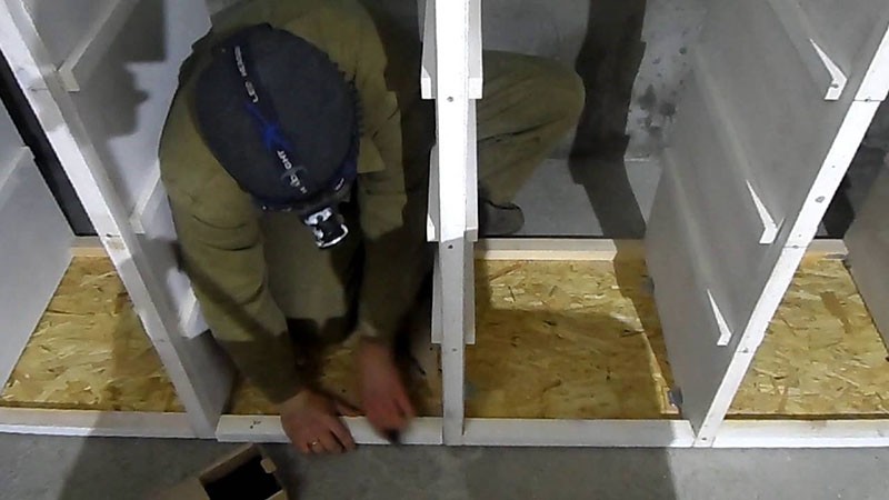 construcción de un pabellón de abejas