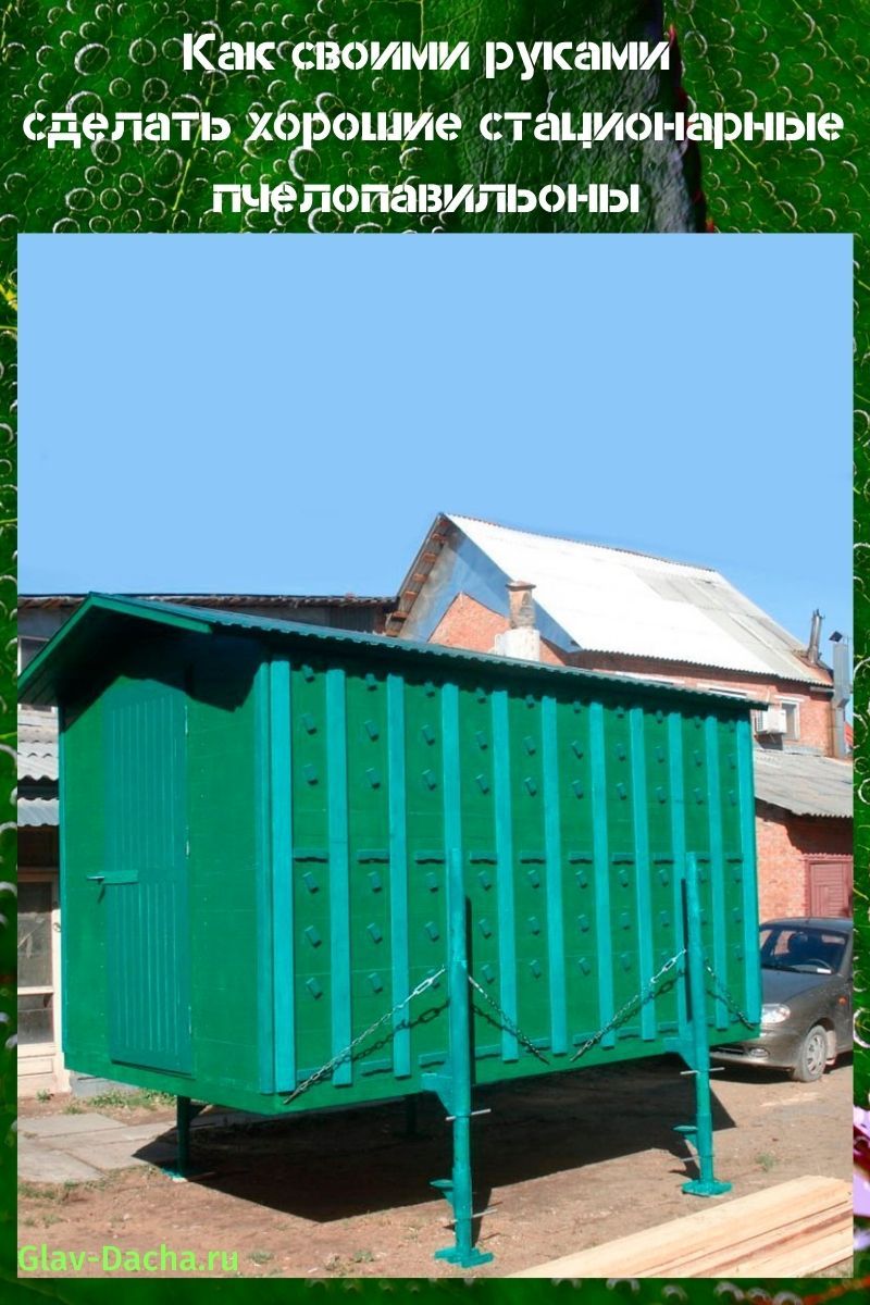pabellones de abejas estacionarios