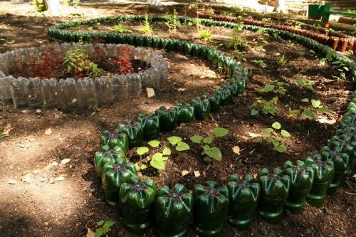 parterre de bouteilles