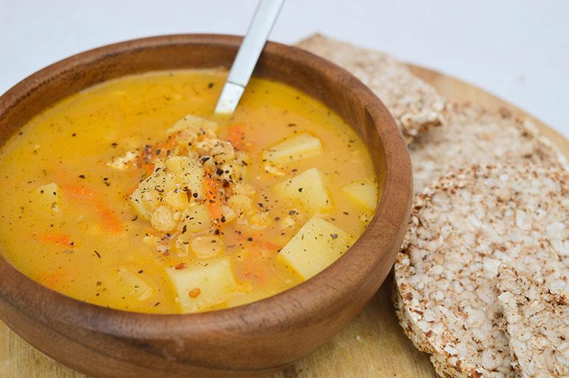 soupe aux pois riche
