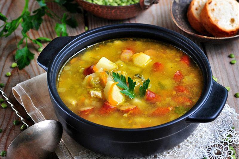 cómo cocinar sopa de guisantes en una olla de cocción lenta