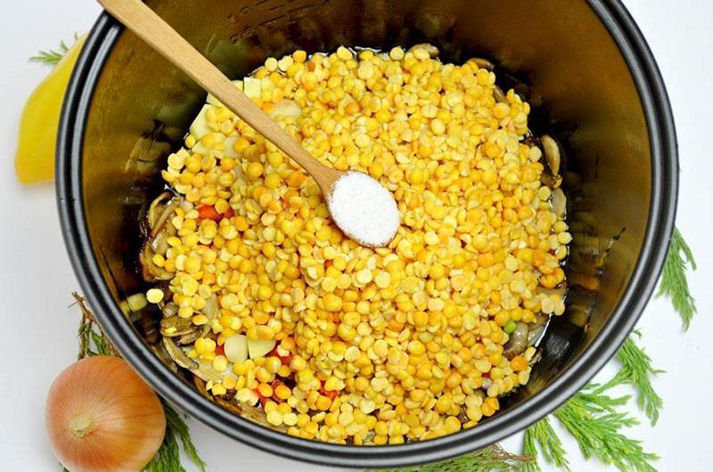 cuire les pois dans une mijoteuse