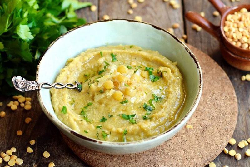 comment faire cuire la bouillie de pois avec du fromage feta