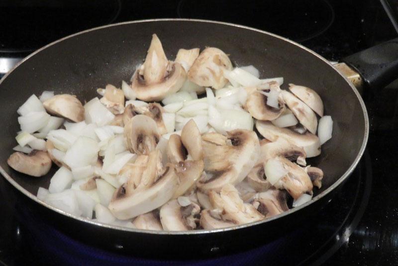 faire frire les champignons