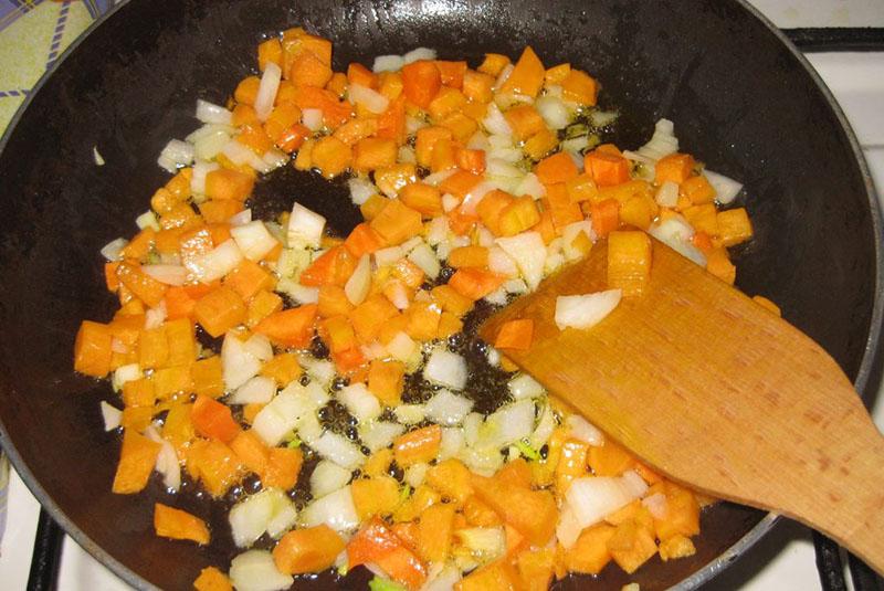 freír verduras