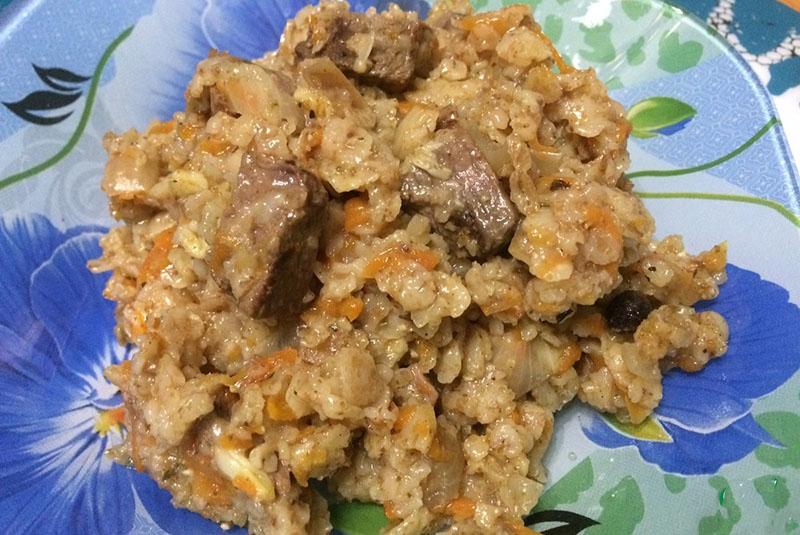 cómo cocinar gachas de trigo con carne