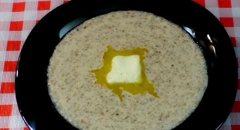 cómo cocinar papilla de trigo en leche