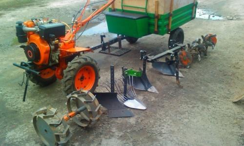 tractor de operador a pie universal