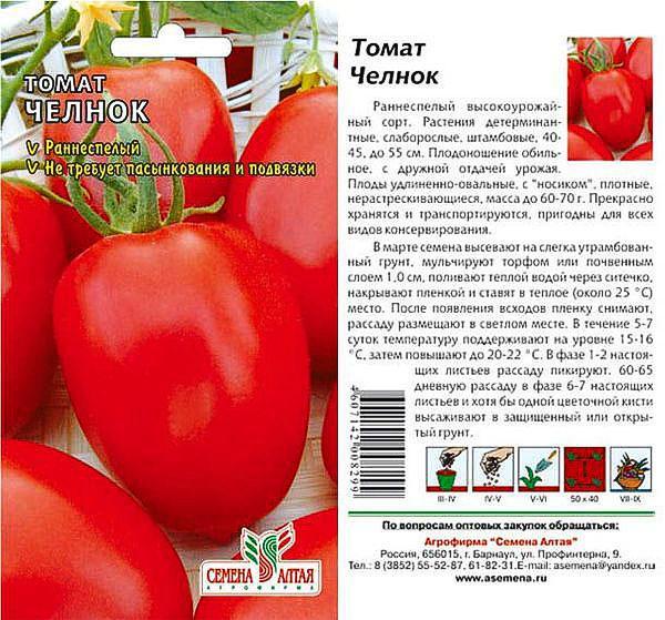 Transporte de envasado de semillas de tomate