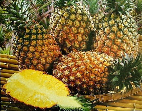 ananas sucré juteux