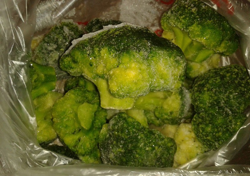 almacenar brócoli congelado