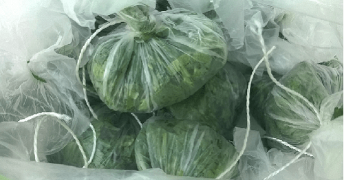 bolsa de cilantro