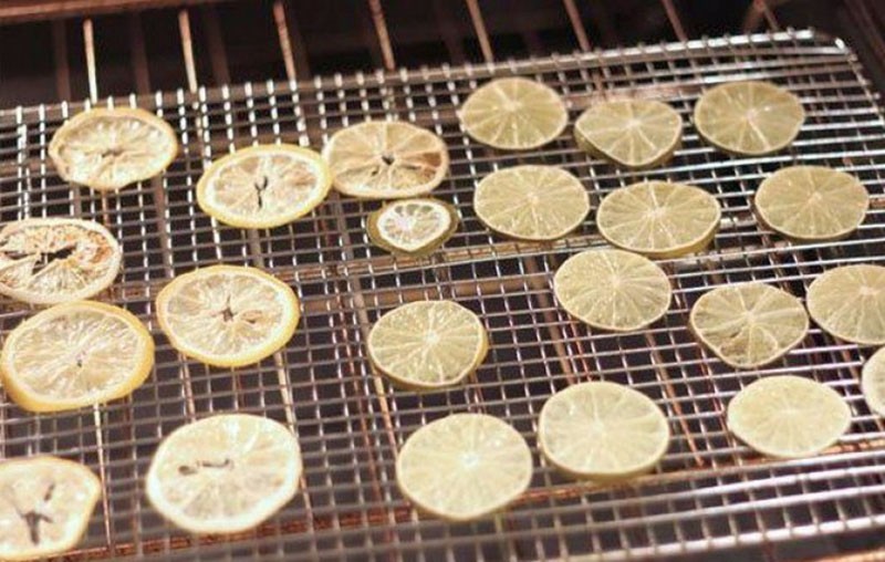 citron séché au four