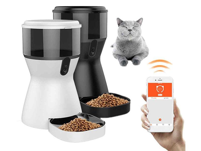 comedero automático para gatos con software