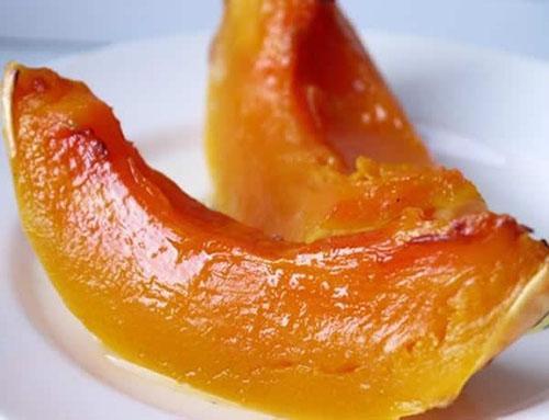 La citrouille au four a une saveur particulière