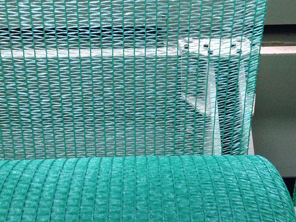 malla de sombreado verde