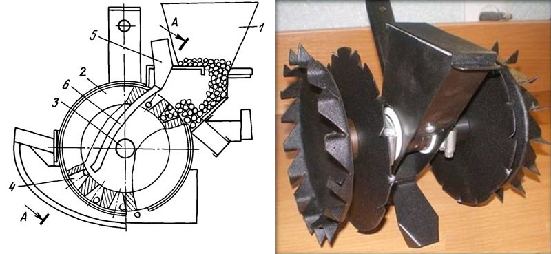 sembradora de precisión manual casera