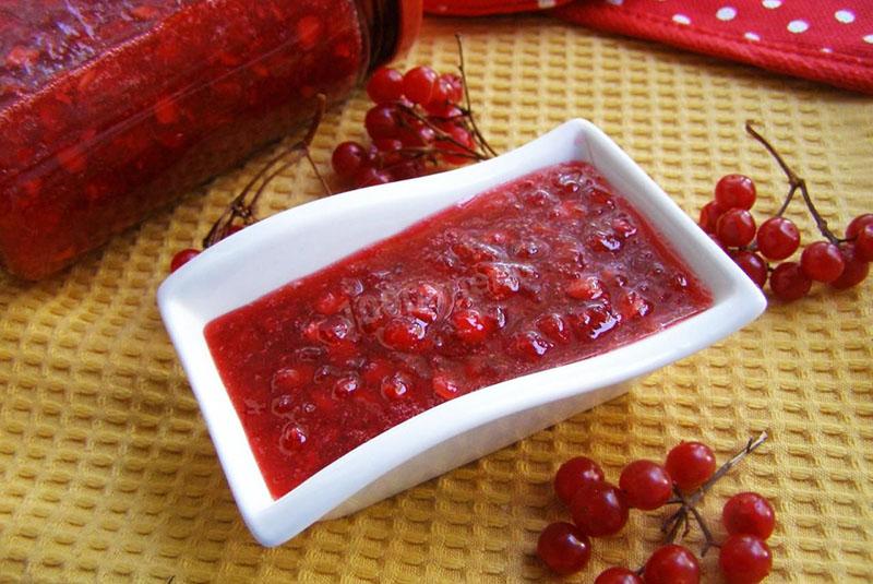 confiture de viorne rouge