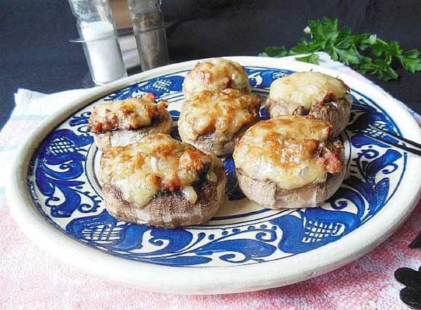 champiñones preparados
