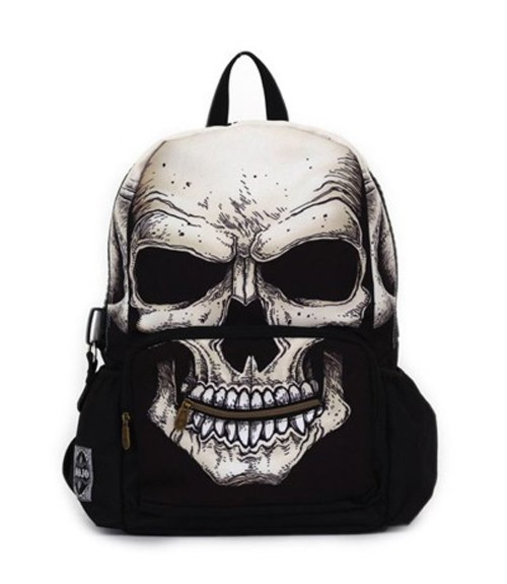 Mr. Peterson Totenkopf Rucksack von Mojo Backpacks