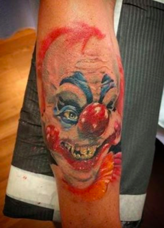 Killer-Klowns aus dem Weltraum Tattoo