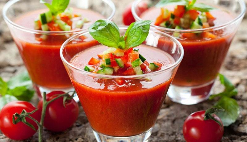 recette classique de gaspacho pour le déjeuner