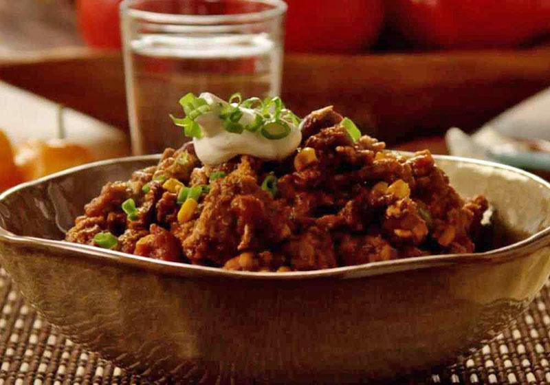 recette de lobio de haricots rouges avec de la viande