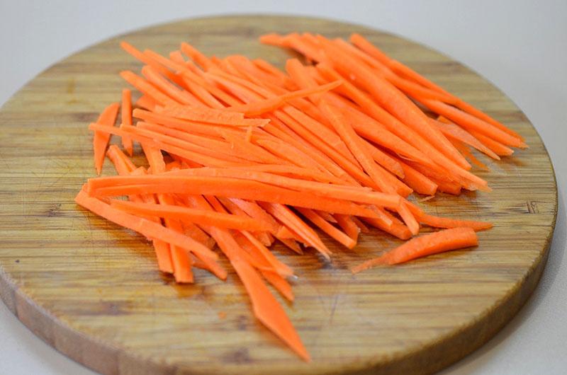préparer des légumes