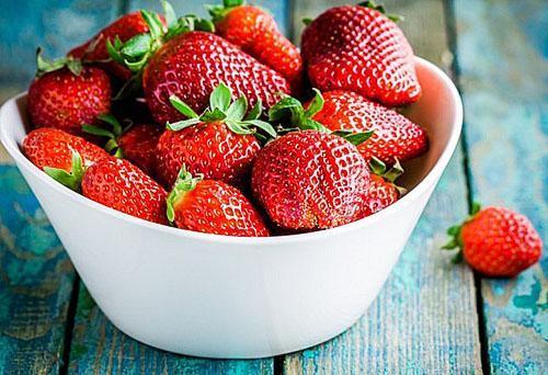 Fraises de leur jardin