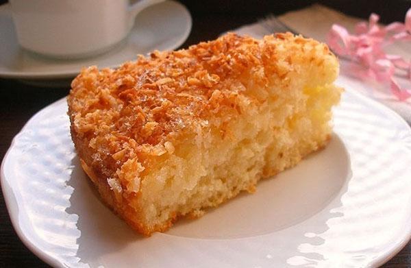 tarte à la noix de coco prête