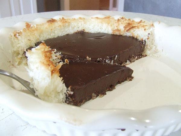 gâteau au chocolat et noix de coco
