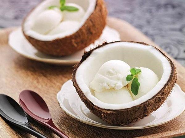 glace à la noix de coco