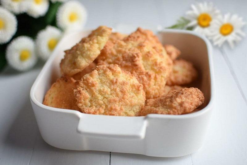 recette de biscuits à la noix de coco avec du lait concentré