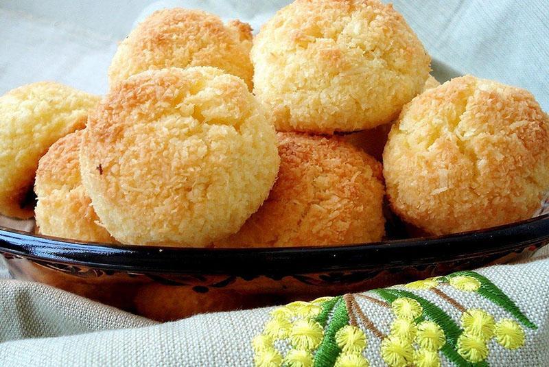 recette de biscuits instantanés à la noix de coco