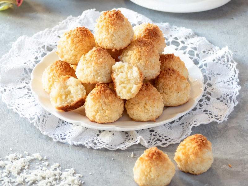 recette de biscuits à la farine de noix de coco