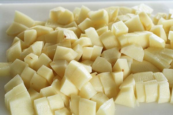 préparer des pommes de terre