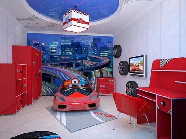 la chambre du futur coureur