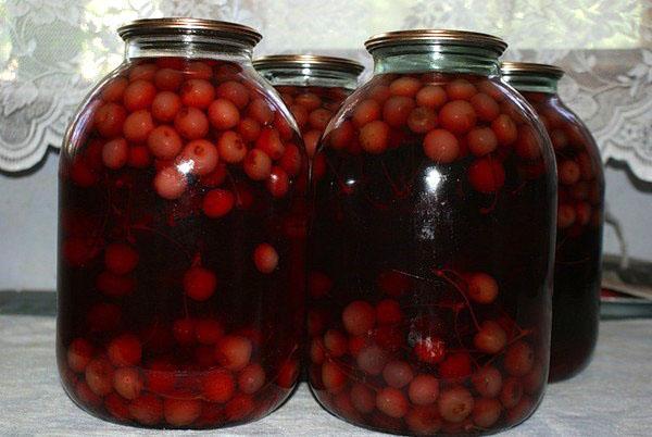 compote de cerises aux graines