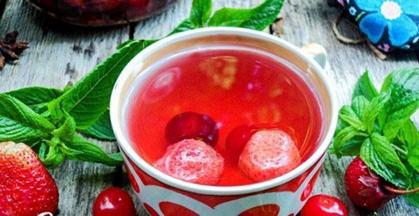 compote de fraises et cerises