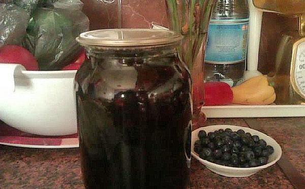 compota de vitamina de arándanos