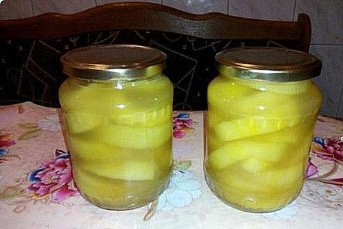 compotée de courgettes ananas
