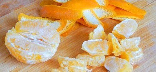 éplucher une orange