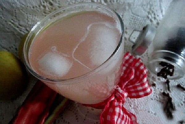 compota de ruibarbo y manzana