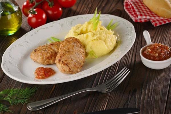 escalopes au miel, champignons et fromage