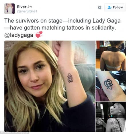 Lady Gaga Überlebende von sexuellen Übergriffen